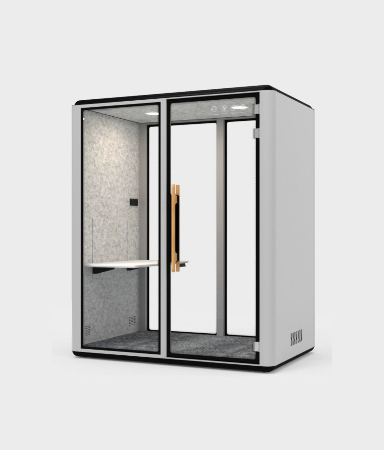 Office Furniture Indoor Sound-Proof Noise-Control Acoustic 2 person Phone Booth