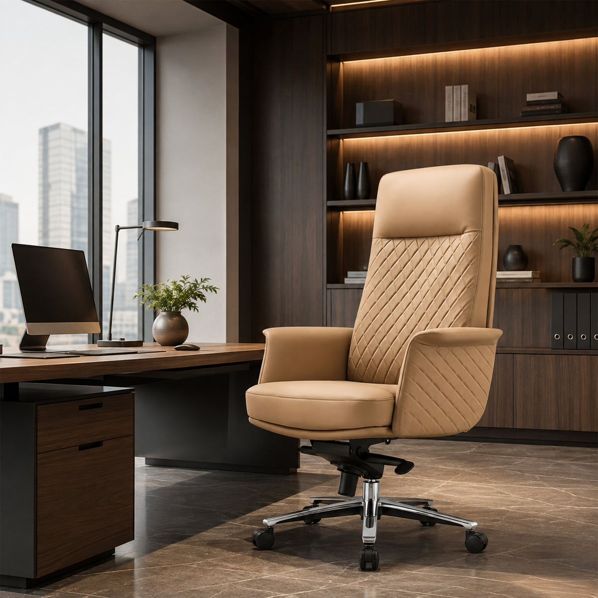 Classic High-Back Executive Chair