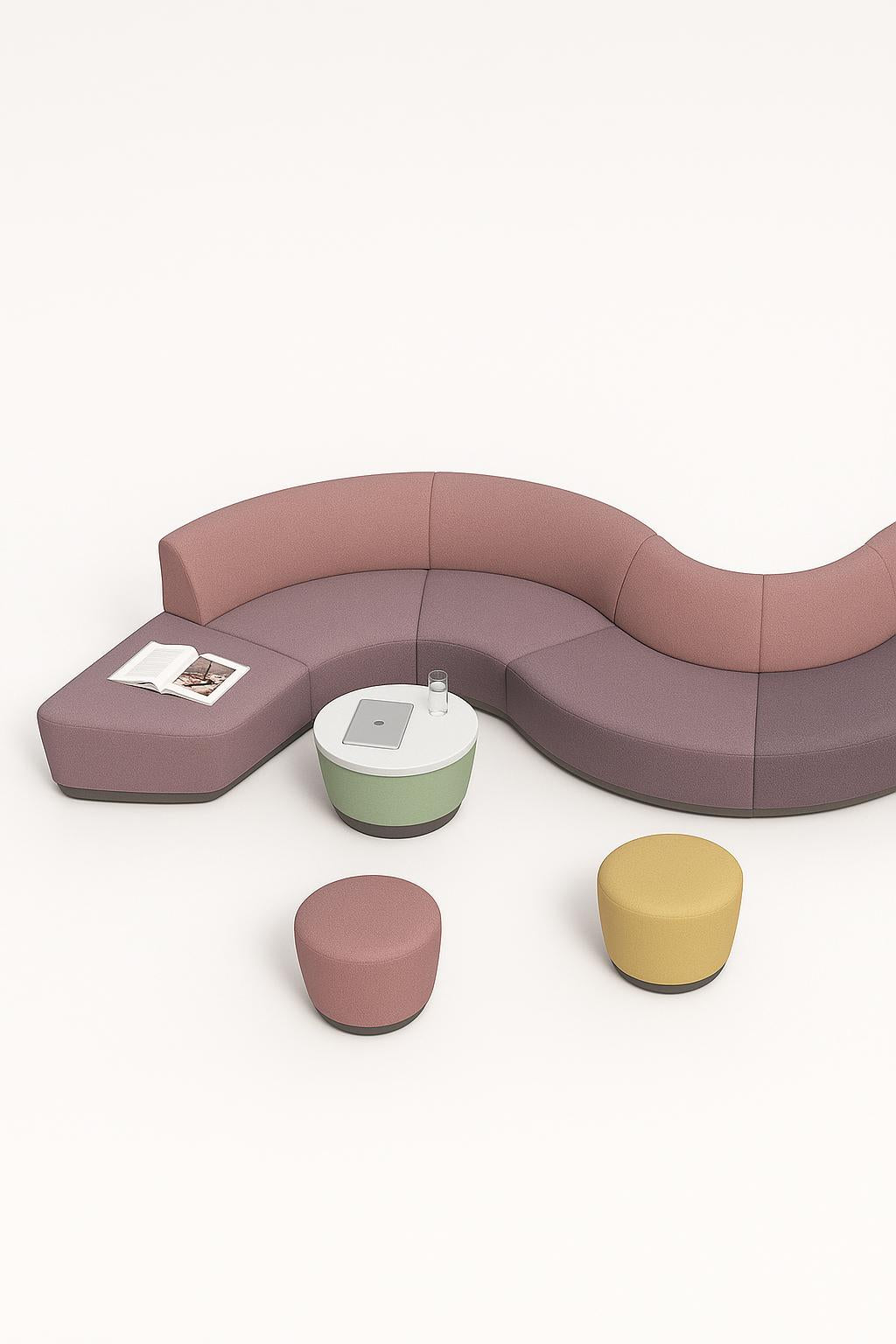 Modular Office Lounge S shape Seatting